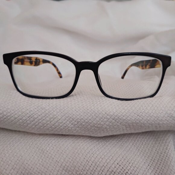 Prada VPR 18T VIB-1O1 Navy Blue Brown Tortoise Eyeglasses Frames 53-16 140 Italy - Picture 1 of 6